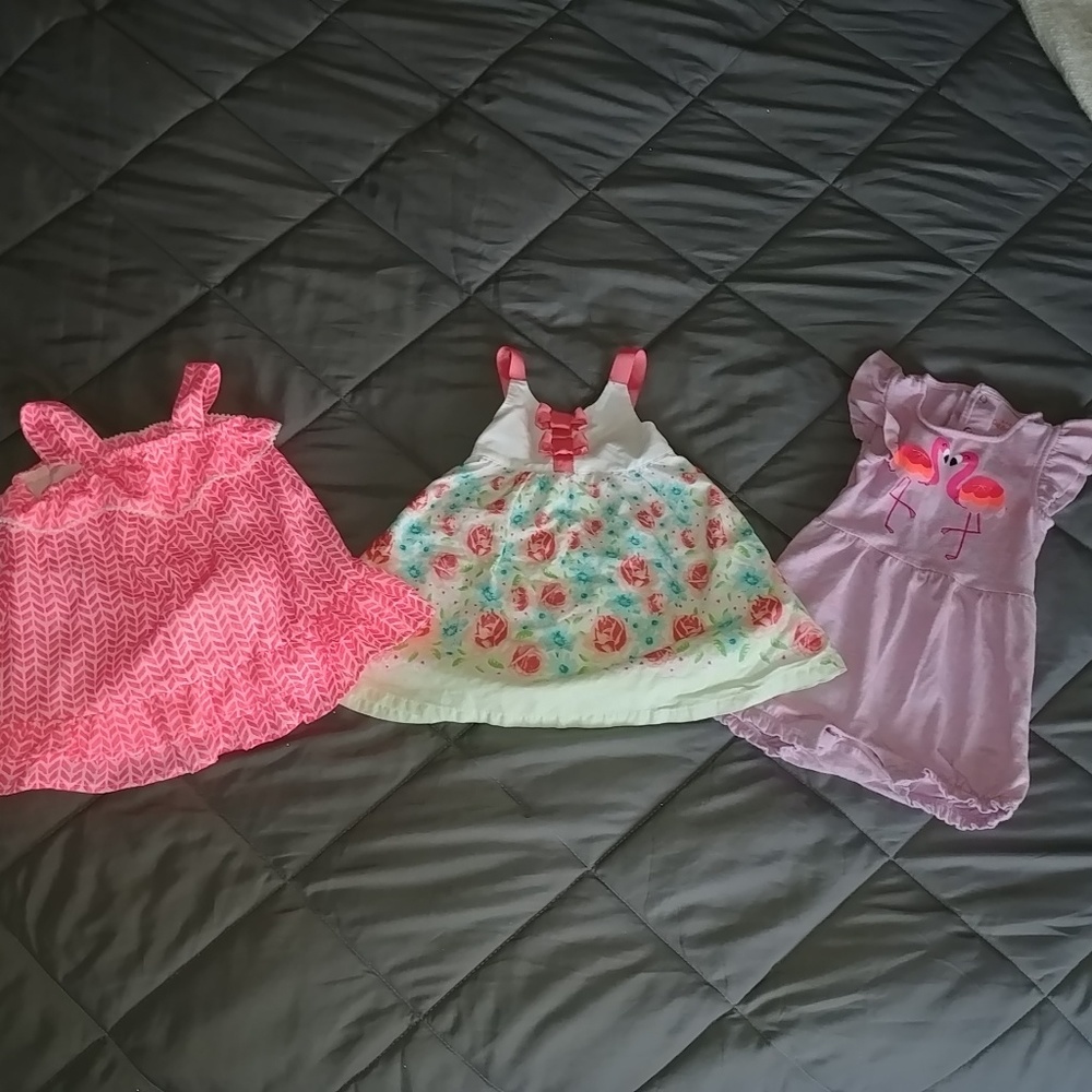 Baby girls romper and dress